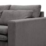 2,5-Sitzer Sofa Dailman Cordstoff Lola: Grau