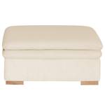 Polsterhocker Dailman Cordstoff Lola: Creme - 105 x 90 cm