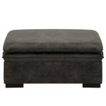 Gestoffeerde hocker Dailman Microvezel Goda: Antracietkleurig - 105 x 90 cm