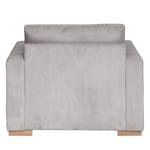 Fauteuil Dailman Velours côtelé Lola: Gris clair