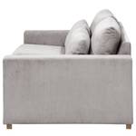 2,5-Sitzer Sofa Dailman Cordstoff Lola: Hellgrau