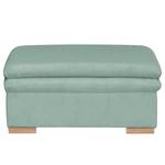 Gestoffeerde hocker Dailman Corduroy Lola: Lichtblauw - 105 x 90 cm