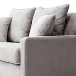 2,5-Sitzer Sofa Lennox Cordstoff Lola: Hellgrau