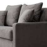 2,5-Sitzer Sofa Lennox Cordstoff Lola: Grau