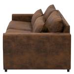 Grand canapé Dailman Microfibre Goda: Marron chocolat