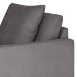 Fauteuil Lennox Velours côtelé Lola: Gris