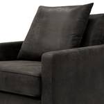 Fauteuil Lennox Microvezel Goda: Antracietkleurig