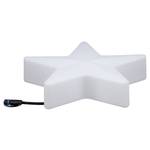 Illuminazione outdoor Plug & Shine Star Materiale plastico - Bianco