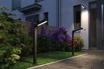 Padverlichting Plug & Shine Ito Vertical aluminium - grijs - 4.7 x 110 cm