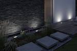 Illuminazione outdoor Wallwasher Ito Alluminio - Grigio - 28 x 3.3 cm