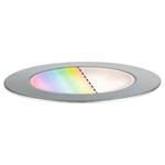 Lampada incasso Plug & Shine Floor 2W Alluminio / Materiale plastico - Argento - Set da 1 - RGB /  Multicolore