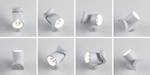 Wandlamp Cuff met Sensor aluminium - Wit