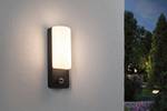 Wandlamp Bonnie met Sensor aluminium - antracietkleurig - Warm wit-Koel wit