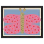 Quadro Butterfly Fly Away Faggio massello / Vetro acrilico - Nero - 33 x 43 cm