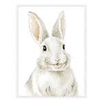 Quadro Bunny Faggio massello / Vetro acrilico - Bianco - 63 x 83 cm