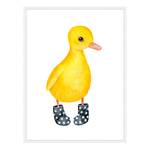 Bild Little Funny Duckling Buche Massiv / Acrylglas - Weiß - 63 x 83 cm