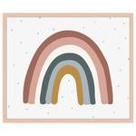 Bild Pastel Colors Rainbow Buche Massiv / Acrylglas - Naturell - 53 x 63 cm