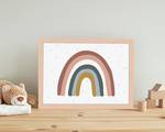 Afbeelding Pastel Colors Rainbow massief beukenhout/acrylglas - naturel - 33 x 43 cm