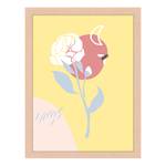 Tableau déco Colorful Spring Hêtre massif / Plexiglas - Naturel - 33 x 43 cm