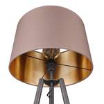 Lampadaire Colette Tissu / Fer - 1 ampoule - Marron café