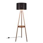 Lampadaire Colette Tissu / Fer - 1 ampoule - Noir