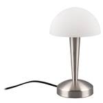 Lampe LED Canaria Verre opalin / Fer - 1 ampoule - Nickel mat