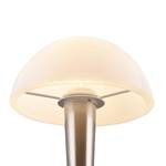 Lampe LED Canaria Verre opalin / Fer - 1 ampoule - Nickel mat