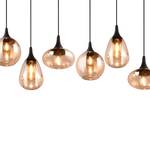Plafondlamp Lumina glas/ijzer - Aantal lichtbronnen: 6
