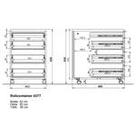 Rollcontainer Mailand Schwarz