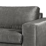 3-Sitzer Sofa Pruneda Samt Tomi: Grau