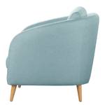 Fauteuil Sarrato Tissu Lioba: Bleu clair