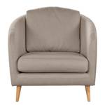 Fauteuil Sarrato Geweven stof Lioba: Taupe