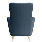 Oorfauteuil Pocicos Bouclé Stof Anouk: Donkerblauw