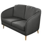 2-Sitzer Sofa Sarrato Webstoff Lioba: Anthrazit