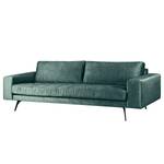 3-Sitzer Sofa Pruneda Samt Tomi: Petrol