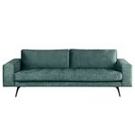 3-Sitzer Sofa Pruneda Samt Tomi: Petrol