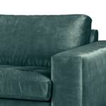 3-Sitzer Sofa Pruneda Samt Tomi: Petrol