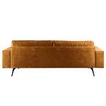 3-Sitzer Sofa Pruneda Samt Tomi: Goldbraun