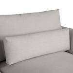 Ecksofa Colladas Webstoff Carde: Stahl - Longchair davorstehend links