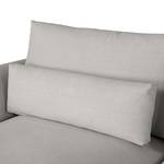 Ecksofa Colladas Webstoff Carde: Stahl - Longchair davorstehend rechts