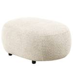 Polsterhocker Betano Bouclé Stoff Anouk: Creme