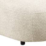 Polsterhocker Betano Bouclé Stoff Anouk: Creme