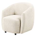 Fauteuil Acalia Bouclé Stof Anouk: Crèmekleurig