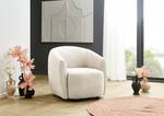 Fauteuil Acalia Bouclé Stof Anouk: Crèmekleurig