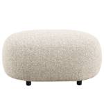 Gestoffeerde hocker Betano Structuurstof Oana: Beige