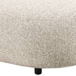 Gestoffeerde hocker Betano Structuurstof Oana: Beige