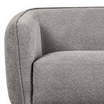 Ecksofa Betano 2,5-Sitzer mit Longchair Bouclé Stoff Anouk: Graphit