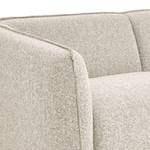 Hoekbank Betano 2,5-zits + chaise long. Structuurstof Oana: Beige