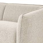 Ecksofa Betano 2,5-Sitzer mit Longchair Strukturstoff Oana: Beige