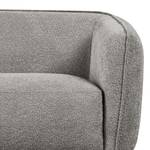 Ecksofa Betano 2,5-Sitzer mit Longchair Bouclé Stoff Anouk: Graphit